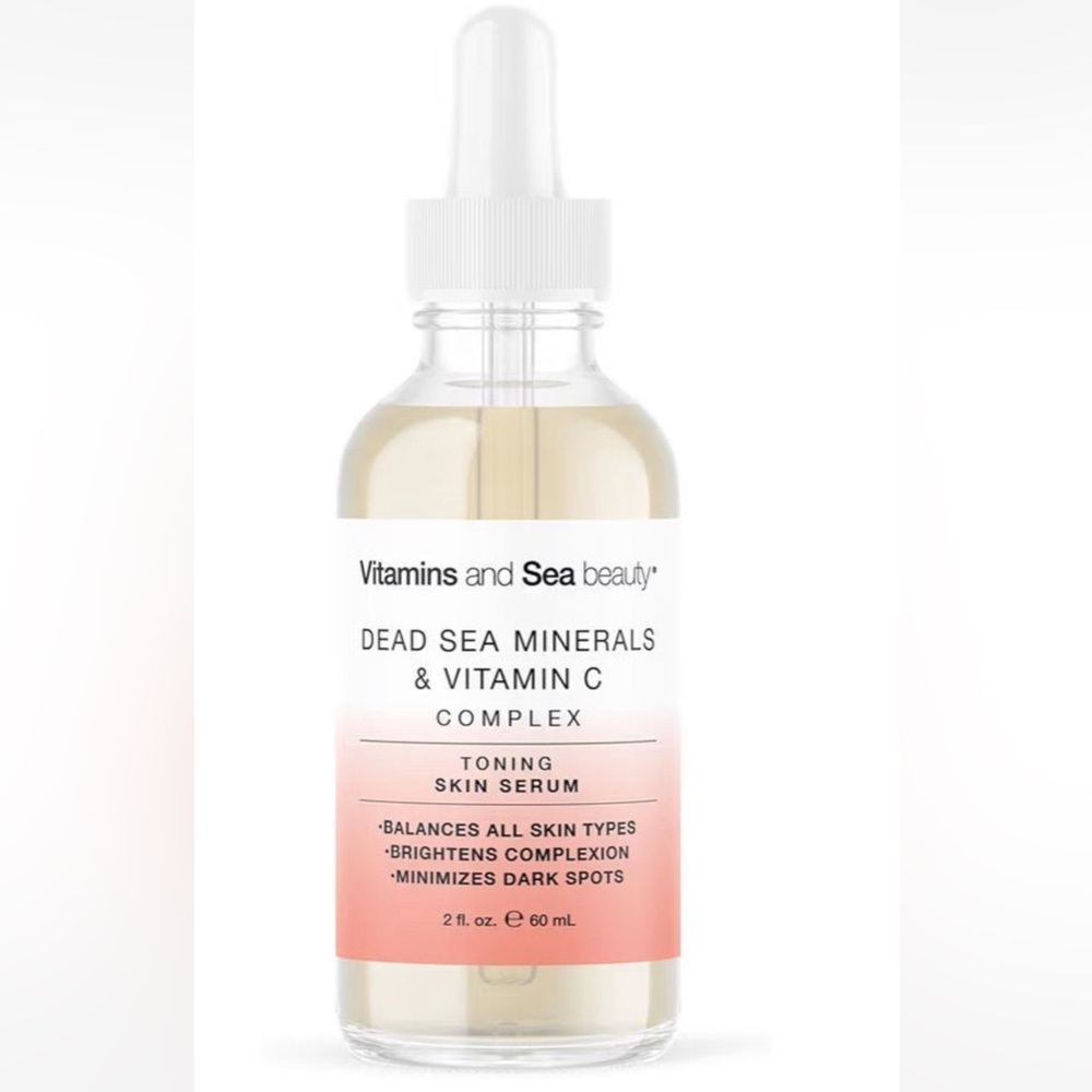 NIB Vitamins and Sea Beauty - Dead Sea Minerals & Vitamin C, Toning Skin Serum